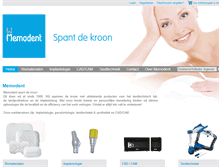 Tablet Screenshot of memodent.nl